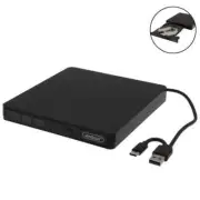 External DVD-RW/CD Writer/Reader for Desktop/Laptop with USB & Type C connectors