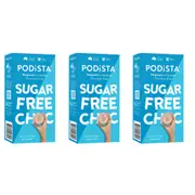 3x 10PK PODiSTA Sugar Free Chocolate Pod Capsules Nespresso Compatible 100g