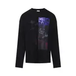 [Dries Van Noten] Dries Van Noten-Black Hegland Cotton T-Shirt-Uomo S STAND