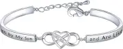 FEELMEM Daughter-In-Law Gift Bracelet - Hand Chosen by My Son, like a Daughter t