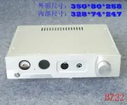Aluminum Chassis DIY HIFi Project Box Pre VU Amplifier Case W350 H80 L258 mm