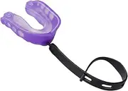 IREES Football Mouth Guard,Soft Youth & Adult Sports Mouthpiece with Strap, Professional Sports Mouthguard for Boxing, Hockey, Lacrosse,Basketball, MMA (Adult, Purple)