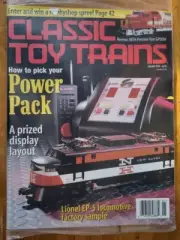 CLASSIC TOY TRAINS January 1999 Issue PICK A POWER PACK, PRIZED DISPLAY LAYOUT
