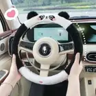 Panda Plush Car Steering Wheel Cover Steering Wheel Sleeve Female