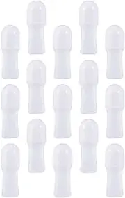 BATHVEVE 15pcs Rollerball Bottle Empty Essential Oil Containers Smooth Application for Perfume Natural Oils Essence Travel-friendly Design Convenient Secure Packaging