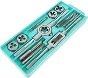 12pcs Professional Tap And Die Set Metric Screw Thread Repair Kit Essential Threading Tool With Storage Case For Home And Workshop Rethreading Threads Bits