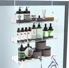 Over the Door Shower Caddy, Hanging Shower Organizer Shelves for Bathroom Door,