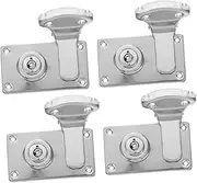 TEHAUX 4pcs Retro Suitcase Locks Bag Locks for Travel Decorative Box Latch Iron Hasps for Jewelry Box Wooden Case
