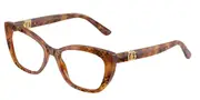 Dolce & Gabbana DG3398 3380 Women’s Glasses Tortoiseshell Size 54 - Private Health Rebate - Blue Light Block Available