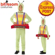 CK1845 Book Worm Kids Fancy Dress Novelty Animal Book Week Boys Girls Costume