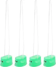 PERSELOSO 4Pcs Parent Walking Stilts Stepper for Outdoor Activity Balance Training Equipment for Fun Sports Play for Boys