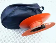 MAINS HOOK-UP CABLE STORAGE WHEEL REEL & STORAGE BAG CARAVAN MOTORHOME BOAT
