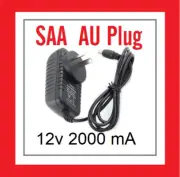 NEW SAA Approved AU AC Power Supply Adaptor 240V Converter DC 12V 2000mA*