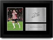 HWC Trading Taylor Harwood-Bellis Southampton Gifts Printed Signed Autograph Picture for Football Fans and Supporters - A4 Framed