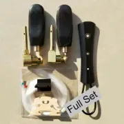 Morin khuur Horse Head Fiddle Upper Lower Bridge Tailpiece Cord Pegs Strings 馬頭琴