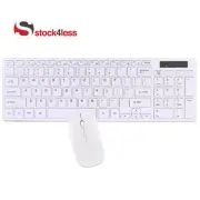 2.4GHz 95Key Wireless Ultra Spill Resistant Multimedia Keyboard & Optical Mouse