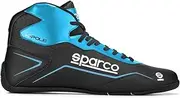 Sparco Unisex K-Pole Shoes Size 41 Black/Fluo Or