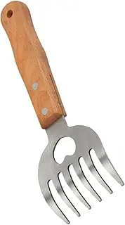 Stainless Steel Meat Shredder Claws with Long Handle BBQ Tool for Pulled Pork Chicken Beef Durable Bear Claw Design with Built Bottle Opener Camping Cooking