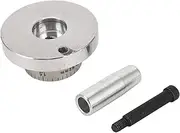 Aluminum Alloy Handwheel with Handle, 58mm Machine Tool Hand Wheel Replacement for 0618 CJ18A 7x12 7x14 Mini Lathe