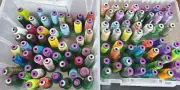 Lot Of 102 Random New Isacord Embroidery Threads NEW/USED