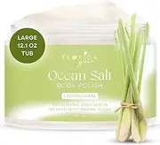 Florida Salt Scrubs Hand & Body Scrub, 12.1 Ounce, Lemongrass