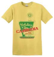 DEAD KENNEDYS - 'Holiday In Cambodia' Yellow T-Shirt