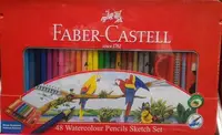 在飛比找Yahoo!奇摩拍賣優惠-好市多 FABER-CASTELL 輝柏 48色水溶性彩色鉛