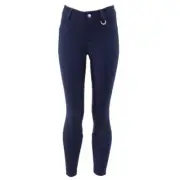 BR Children breeches Mimas Navy dark blue fabric with silicone pressure leg clos