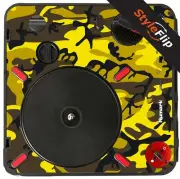 Numark PT 01 Scratch Skin | Yellow Camo | Protective Decal | StyleFlip Skins