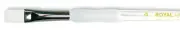 Soft-Grip White Taklon Bright Brush Size 6