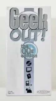 Geek Out Party Trivia Game The 00's Edition Family Bidding Bluffing Card NEW