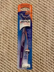 NOS Reach Access Flosser Purple Handle 1 + 3 Floss Refills Disposable Heads