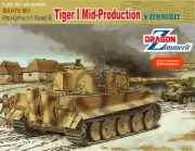 DRAGON 6700 1/35 Sd.Kfz.181 Tiger I Mid Production w/Zimmerit