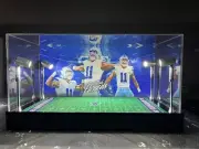Micah Parsons Premium PSA BGS 2 Card display case w/ LED lights - Dallas Cowboys