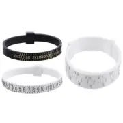 3PCS Jewelry Ring Size Measuring Tool Practical Ring Sizer Ring Measurer