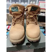 在飛比找蝦皮購物優惠-二手 Timberland 格紋 反折靴 黃靴