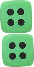 ULTECHNOVO 2pcs Colored Dice Large Dice Game Event Big Huge Oversized Jumbo Play Dice Party Decorations Tricky Dice Table Dice Learning Dice Exercise Dice Giant Dice Fun Dice Foam