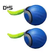 2Pcs Interactive Cat Ball Toy USB Rechargeable Rolling Ball Two Speed Modes Automatic Moving Smart Ball Cat Toy