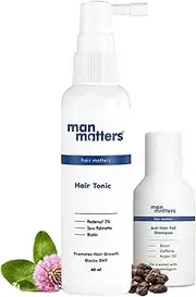Green Velly Man Matterrs Hair Serum, 3% Redensyl, DHT Blocker, Reduce Hair Fall, Added Saw Palmetto & Biotin, Free Shampoo Sampler, 60ml