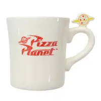 在飛比找momo購物網優惠-【sunart】迪士尼 玩具總動員 杯緣子陶瓷馬克杯 披薩星