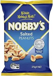 Nobbys Salted Peanuts 375 g
