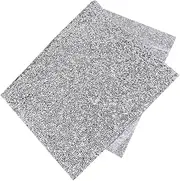 VICASKY Manicure Full Diamond Table Mat Polish Diamond Nail Nails Art Salon Pink Practice Glitter Supplies Folding Foldable Nail Mat Nail Rhinestone Mat Drill LED Gems Silver