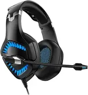 Headset for Gaming Led Luminous Earphones Soft Padding Noise-canceling Mic Long-Wearing Comfort