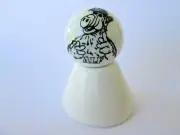 ALF FROM THE TV SHOW ALF ON PEARL WHITE MARBLE
