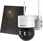 2K Solar Security Camera Outdoor Wireless, Wifi Home Surveillance CCTV Camera Sy
