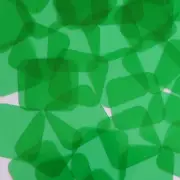 Sequin 30mm Square Shape Diamond Vinyl Go Go Trans Green. Made in USA