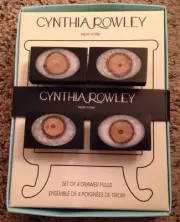 Cynthia Rowley Set Of 4 Draw Pulls