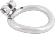 TERNENCE Stainless Chastity Device Ergonomic Design Cock Cage Base Ring Male Spares (1.77 inch / 45mm)