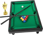 Vaguelly Portable Desktop Mini Pool Table Boys and Girls Educational Toy Pool Games for Adults Family for Birthday Present