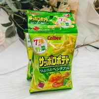 在飛比找樂天市場購物網優惠-日本 Calbee 加樂比 四連餅乾 七種野菜添加 蔬菜薯條